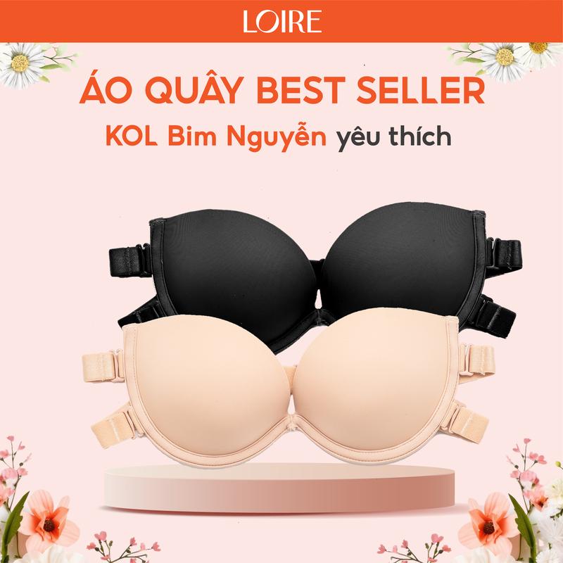 Áo Quây Chống Tụt Chông Bửa Không Bị Hở Mỏ, Mặc Được Với Áo 2 Dây, Trễ Vai Tặng Kèm Dây Trong Loirechic BRQ06