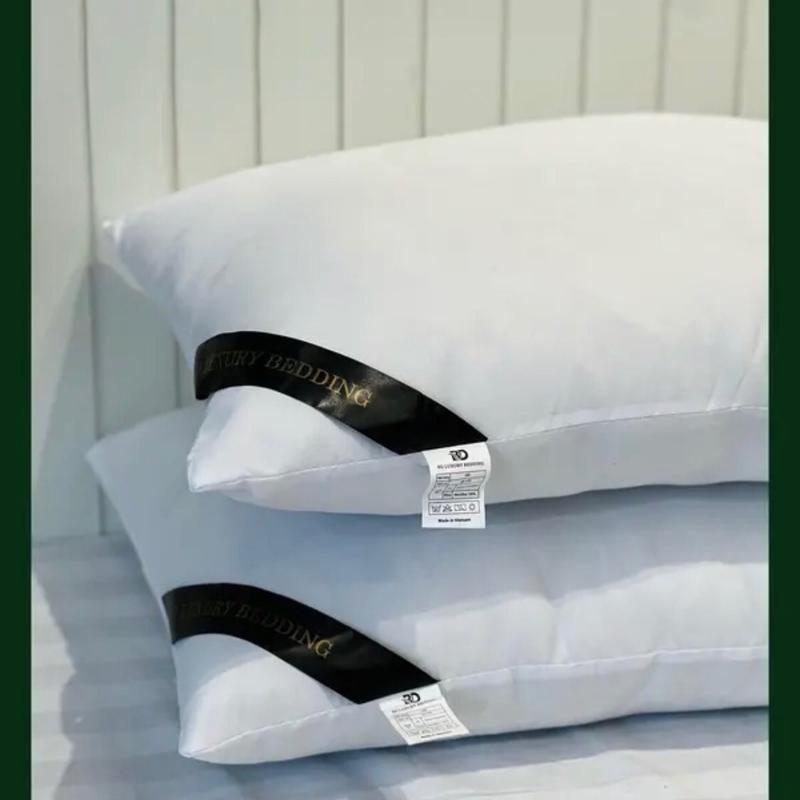 2 chiếc ruột gối đầu bông trắng tinh khiết