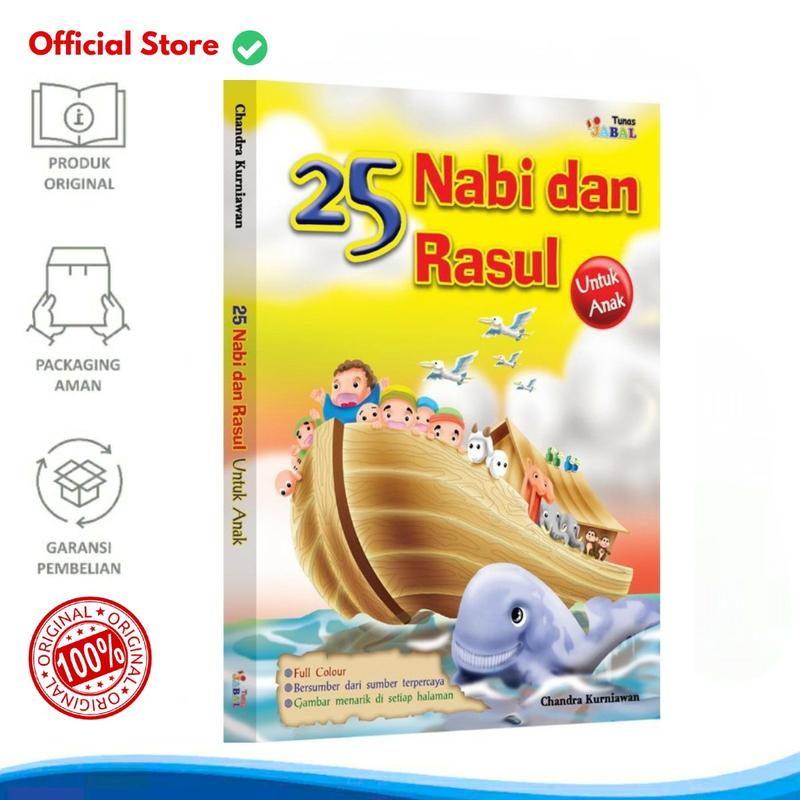 Original Buku Kisah Cerita 25 Nabi dan Rasul Untuk Anak Dongeng - Shop ...