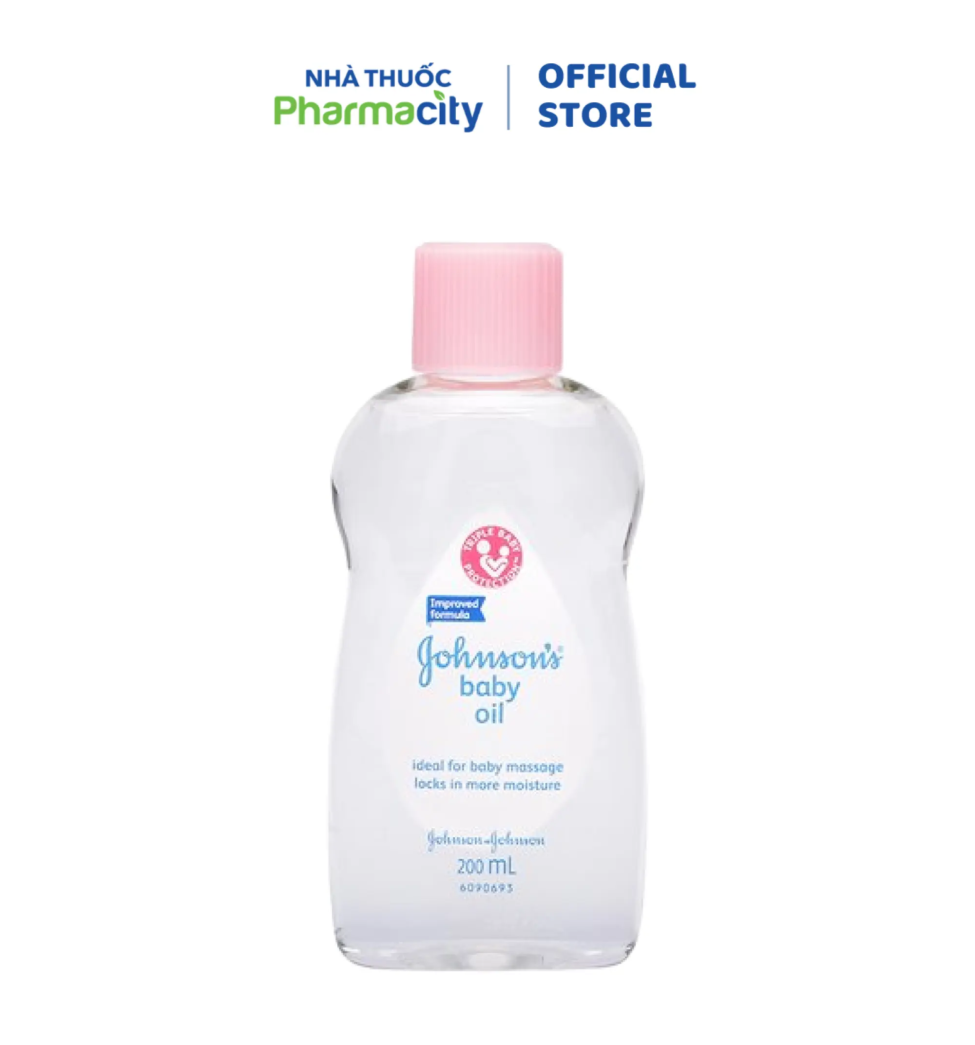 Dầu Massage & Dưỡng ẩm Johnson's Baby 200ml