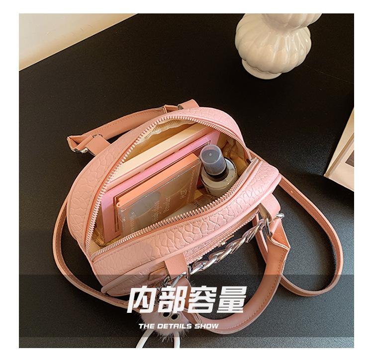 Product Introduction of Túi Tròn, Cỡ Nhỏ, Thời Trang Mùa Hè Mới, Túi Đeo Vai Cầm Tay Túi Đeo Chéo, Dành Cho Nữ, Hỗ Trợ Nhiều Trang Phục Mix & Match Bag 7