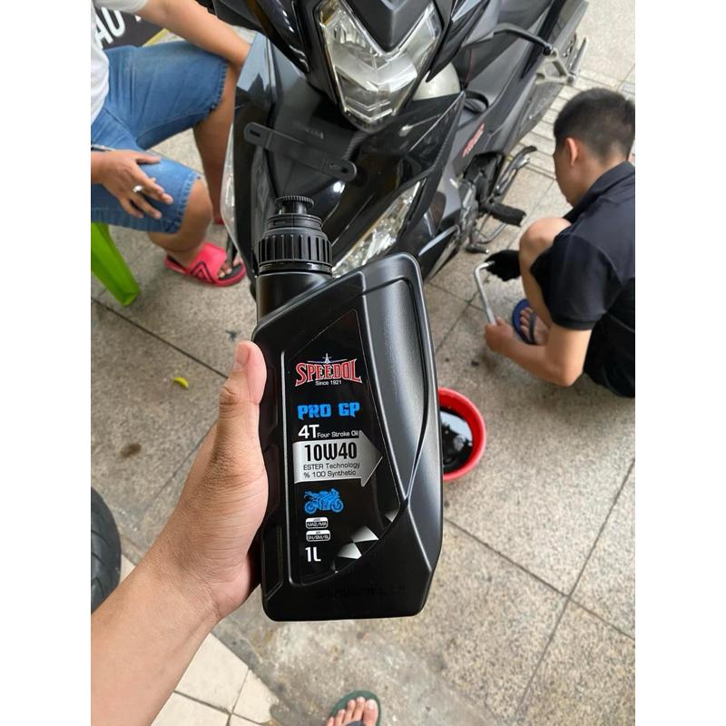 Nhớt SPEEDOL PRO GP 4T 10w40 tổng hợp toàn phân cho xe số Synthetic Ester 6
