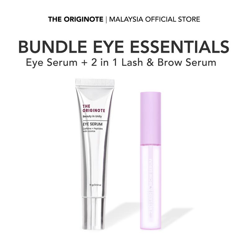 【HOT The Originote 2pcs Eye care Bundle Caffeine Eye Serum + 2in1 Lash & Brow Serum Eye Lash Serum Eye Treatment eye serum