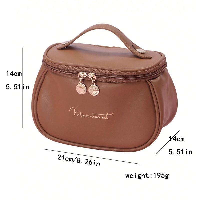 Portable Multi-compartment Cosmetic Bag, Retro Cute Large Capacity Waterproof Storage Bag, Travel Portable Toiletry Bag, Suitable for Storage Of Sundries, Cosmetics and Toiletries 1