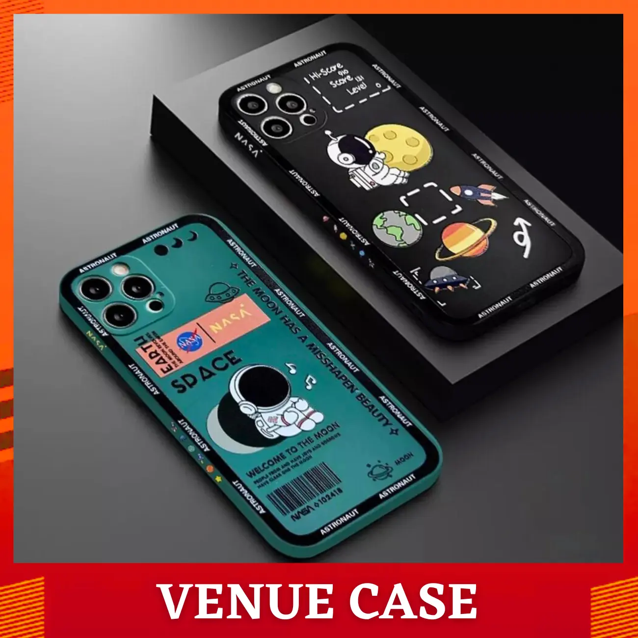 Case 10 Prime 9A 9C A1 A2 12C 10C Note 10S 11 11S 12 5G Poco M3 M4 C40 X3 NFC Pro Casing Softcase Astronot New Nasa Space TPU Premium