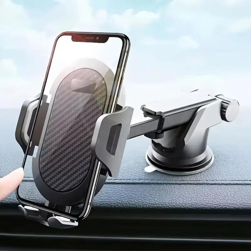 360° Rotatable Car Phone Holder, Car Dashboard Suction Cup Phone Mount, Washable Car Phone Holder for iPhone & Android, Phone Fixed Holder for Car 2