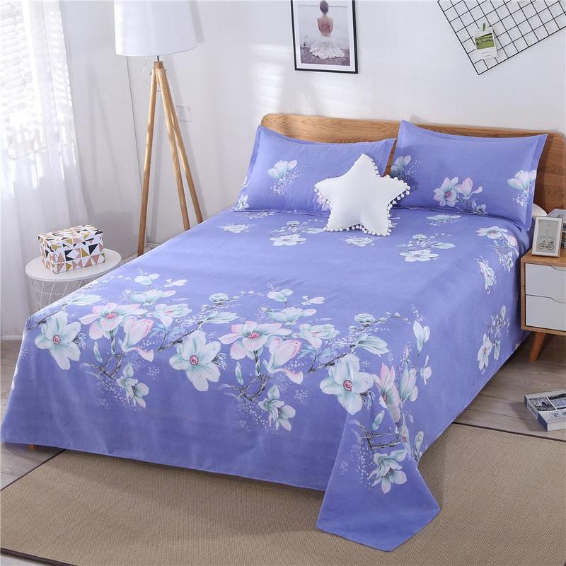 Product Introduction of [Diagonal] Clearance Bed Sheet Single Piece 100% Skin-Friendly Double Single Kang Sheet All-Season Universal Student Dormitory Pillowcase 10