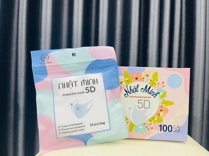 200 chiếc khẩu trang 5D Nhật Minh màu trắng Phụ Kiện Accessories