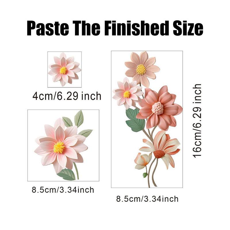 Product Introduction of Flowers Switch Stickers PVC Self-adhesive Removable Waterproof Sticker for Bedroom Bathroom Living Room Home Decoration Decals 26