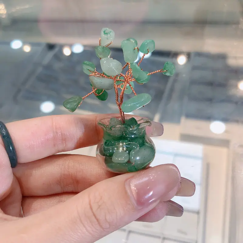 QMJ STORE - Q133 CÂY TÀI LỘC ĐÁ THẠCH ANH TỰ NHIÊN 1