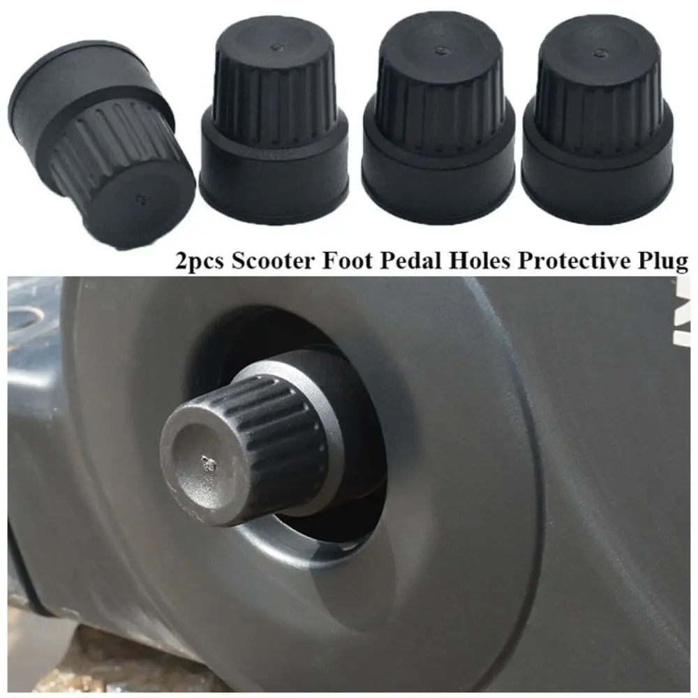 2pcs New Black Scooter Protective Plug 30*25*35mm Accessories Scooter Foot Crutch Anti-collision Cover Electric Bike Parts