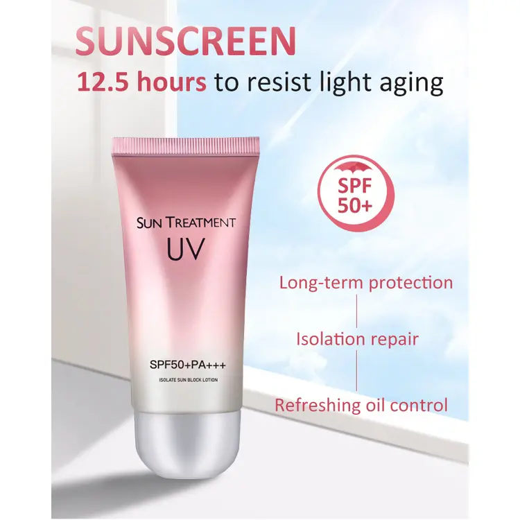 [SPF50+ PA+++] Beauty Product Tinted Mineral Spf 50+ Uv Sunblock Whitening Moisturizer Sun Cream Organic Sunscreen Anti Ageing Skincare
