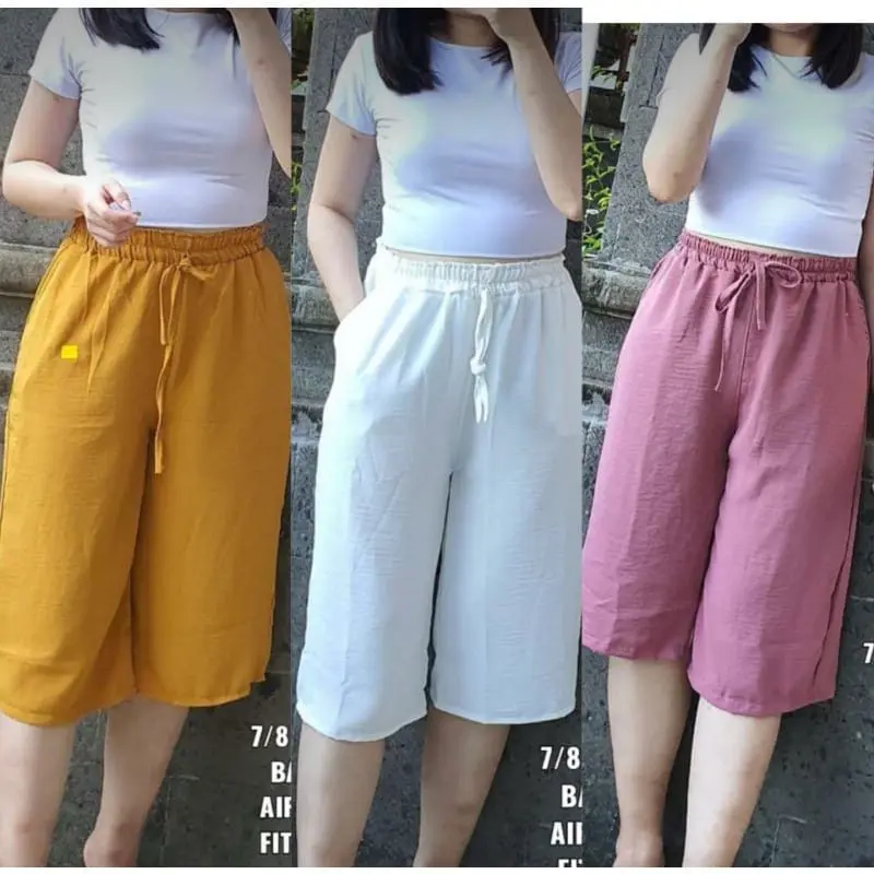 YES Kulot Pendek Crinkle Aifrflow 7/8 Allsize