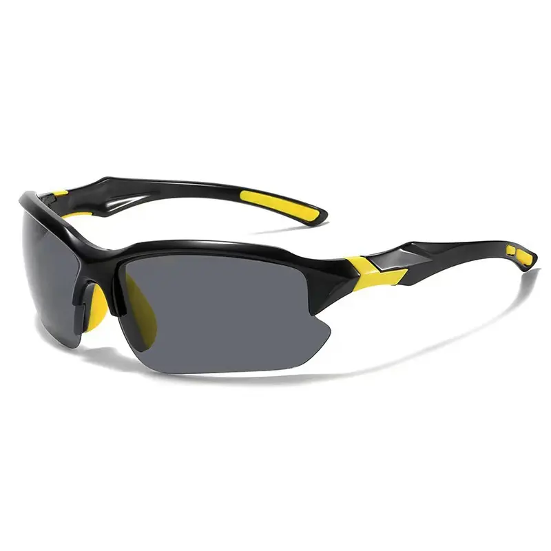 Polarized Sunglasses Unisex sports sunglasses for Cycling Running Hiking Fishing etc,Stylish Sports UV protections Sunglasses, Rimless Sun Glasses for Men Women