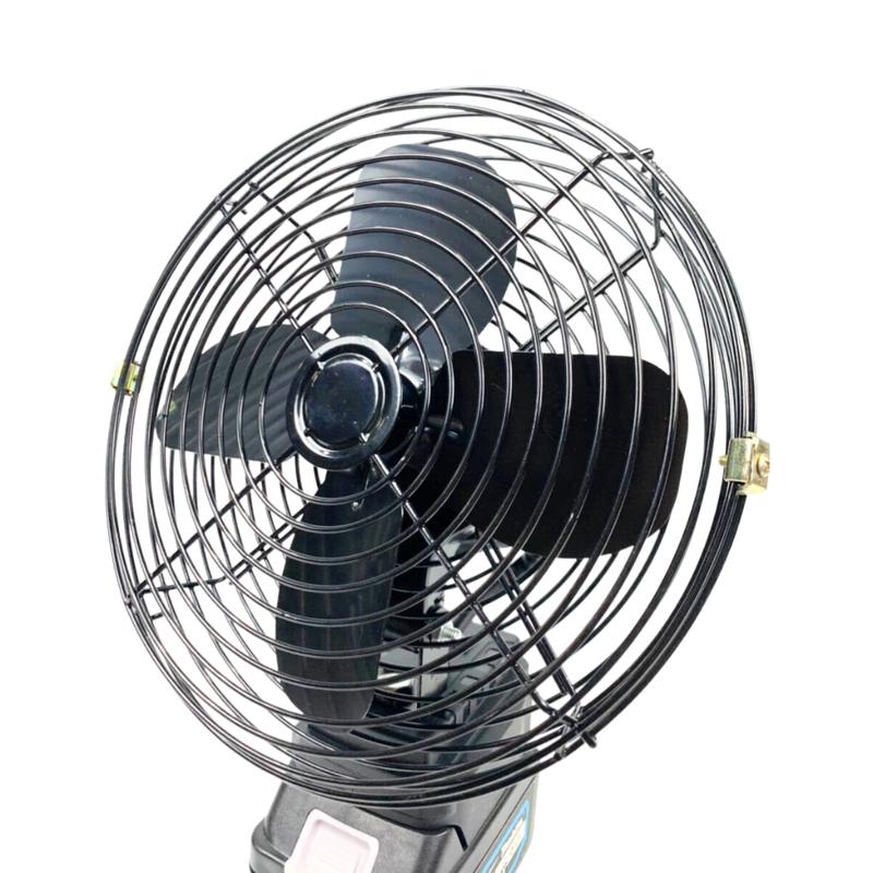 Quạt Tích Điện Pin 10 Cell Dùng Liên Tục 8H, Pin Makita, Quạt Khung Kim Loại 2 Cấp Độ Gió Siêu Mát 6