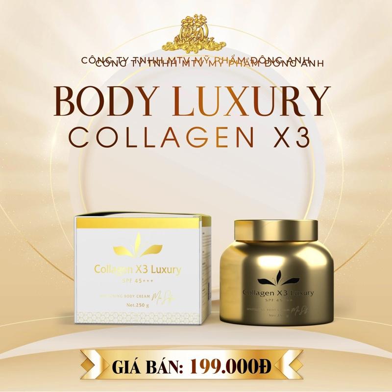 [Chính Hãng] Kem Body Collagen X3 ĐÔNG ANH Luxury Làm Trắng Da Toàn Thân Nhanh Không Bết Rít 250g 1