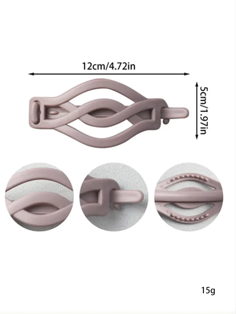 Product Introduction of Minimalist Style Hair Twist Clip, Casual Versatile Hair Accessories for Women, High-end Hair Accessory for Daily Use 1