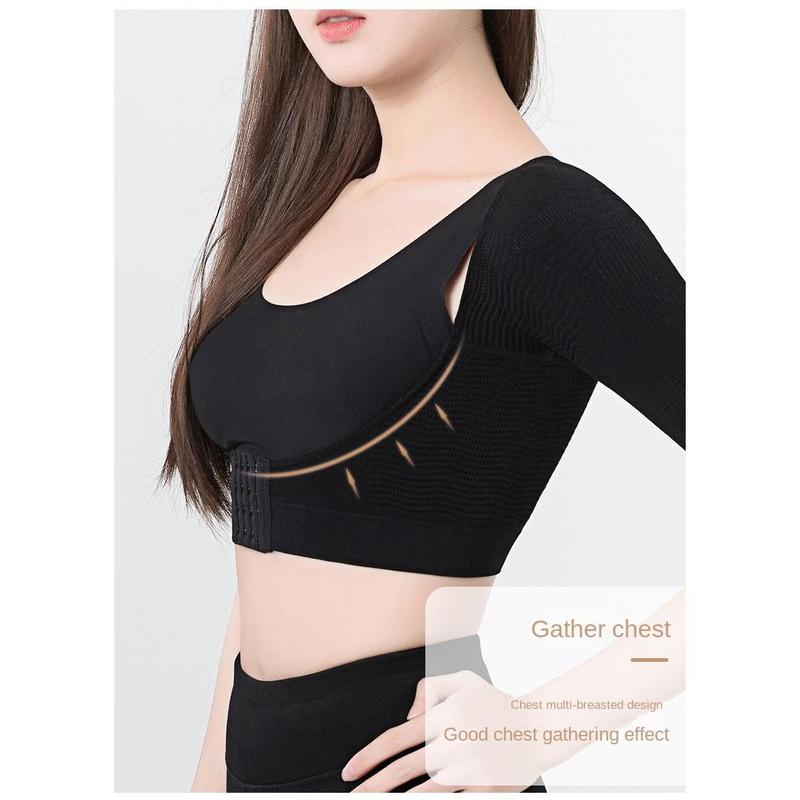 Áo Nịt Ngực Nâng Ngực, Dành Cho Nữ, Chống Lưng Gù, Giữ Ngực, Áo Vest ngắn Tay Áo Bó Sát Tay Áo Cánh Tay, Cải Thiện Tư Thế, Đồ Quần Định Hình, Hàng Mới Về 2