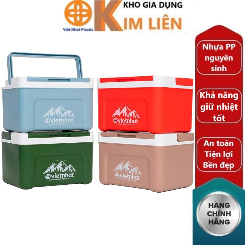 Phích Thùng đá vuông mini Thái 2.3L nhựa VIỆT NHẬT 3932 - Giữ nhiệt tốt, đựng trái cây, ăn vặt