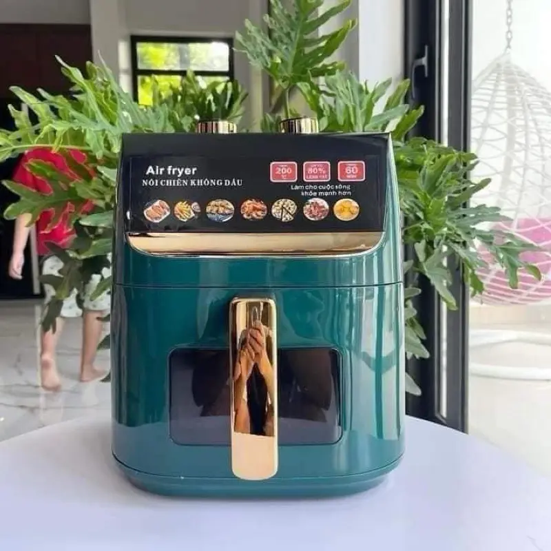 [Giảm giá cho khách hàng mới] Nồi chiên không dầu CAMEL 12L, 13L và 15L viền vàng siêu sang