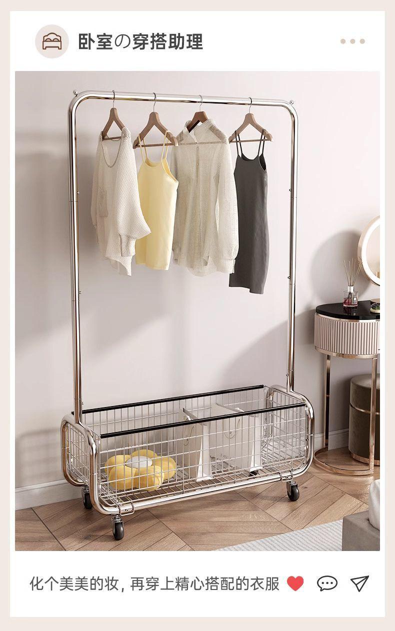 Product Introduction of Bedroom Floor Hang Drying Hanger Coat Rack Indoor Overnight Clothes Storage Rack Home Mobile Corner Accessory Laundry Hangable 13