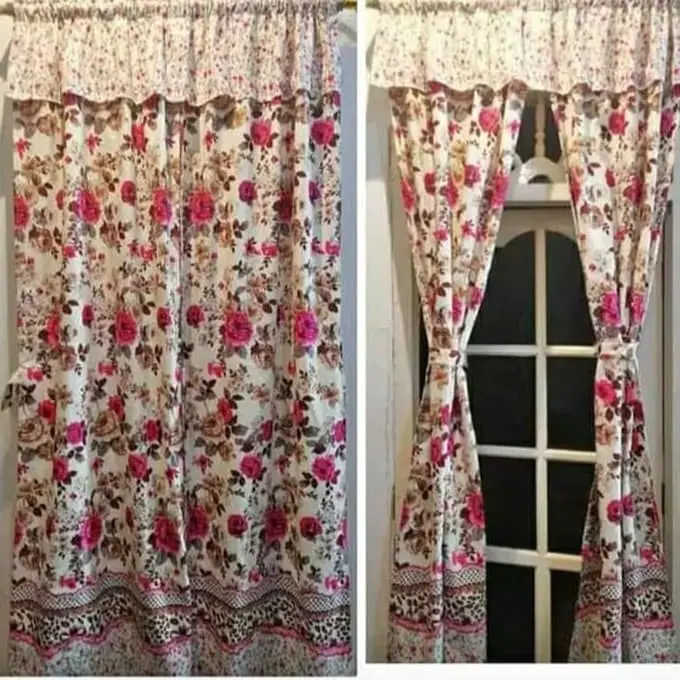 hordeng pintu/jendela poni motif shaby