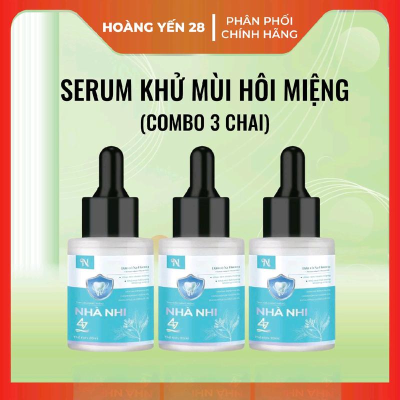 Combo 3 chai serum khử mùi hôi miệng Nhà Nhi 47 - Dược Hoàng Yến 28
