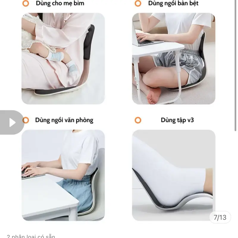 ￼Ghế Công Thái Học Chỉnh Tư Thế Ngồi Ghế Bệt Tựa Lưng Cho Nam, Nữ Văn Phòng, Mẹ Bỉm Cho Con Bú CTH-03 6