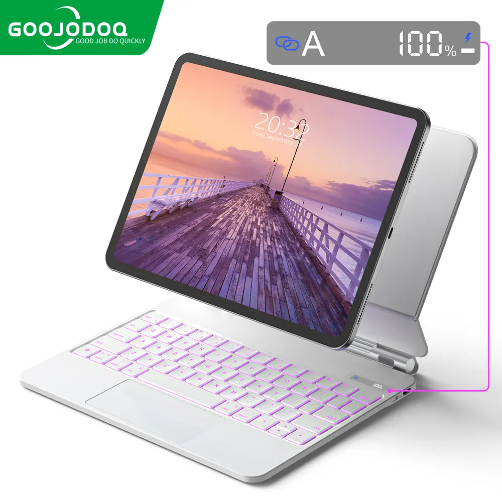 [GOOJODOQ] [không kèm máy]GOOJODOQ Bao Đựng Bàn Phím Bluetooth cho Ipad Pro 11 inch 2018/2020/2021/2022 Phụ Kiện（bảo hành chính hãng 12 tháng）