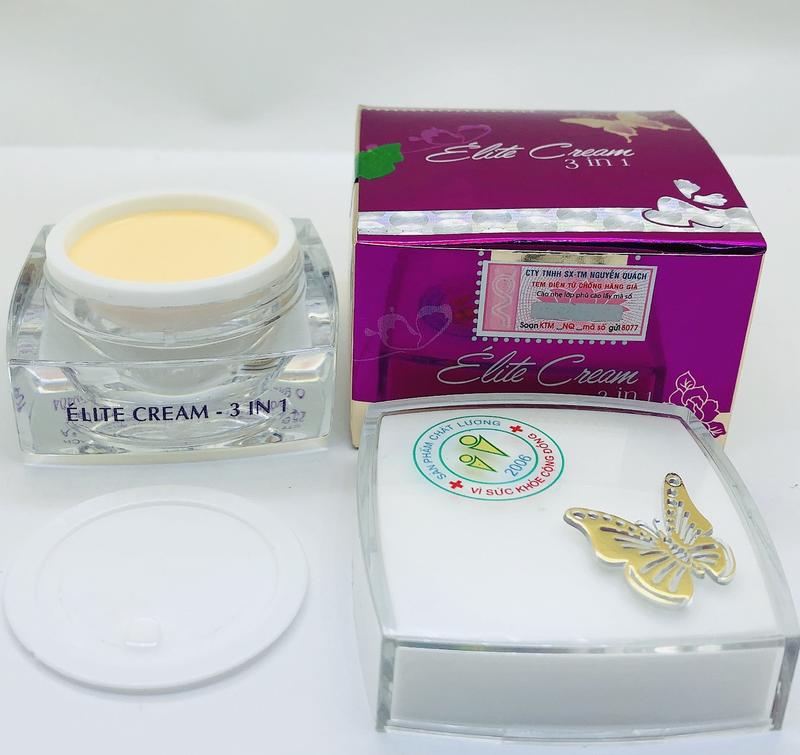 Kem con bướm Elite Cream 3 in 1- Kem Nguyễn Quách hỗ trợ mụn, nám, tái tạo da