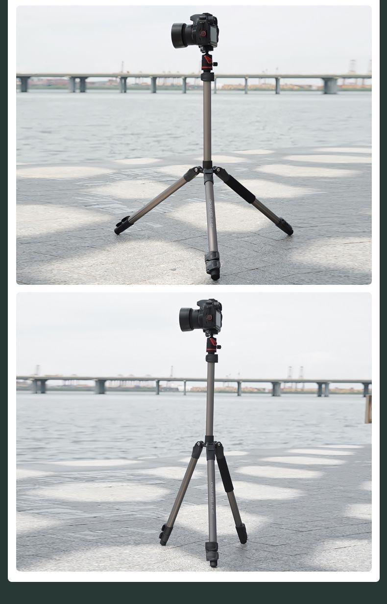 Product Introduction of SL OKSUPER camera tripod photography SLR tripod outdoor portable aluminum alloy hydraulic damping gimbal bracket 21