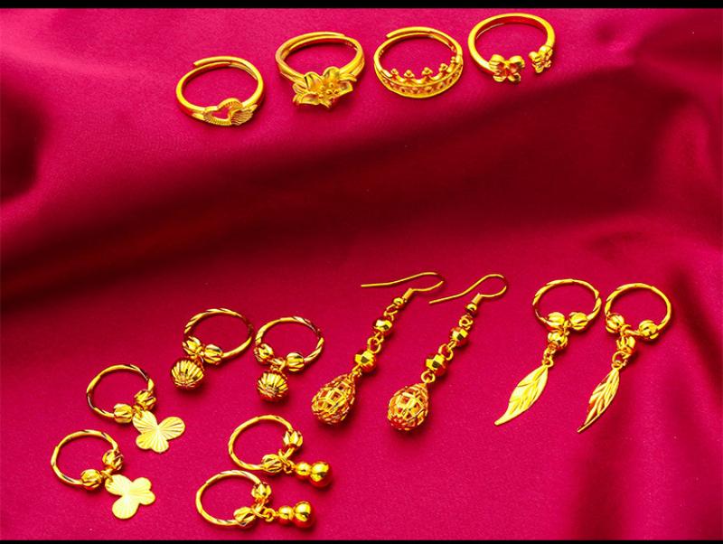Product Introduction of Bông Tai Titan, Dành Cho Nữ, Mạ Vàng 24K, Không Phai Màu, Trang Sức Tai Thời Trang 17