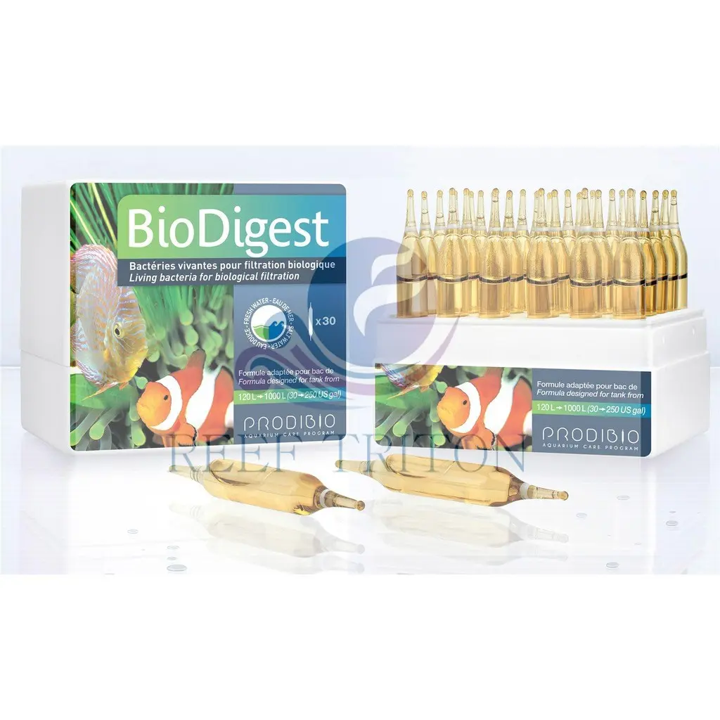 Prodibio Bio Digest 30 Vials (Aquarium Bacteria) nitrifying  bacteria aquarium kick start new cycle tank (per vial)