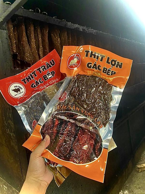 1KG - THỊT LỢN GÁC BẾP HÀ GIANG + KÈM CHẨM CHÉO (2 GÓI) Thức Ăn Food Snack Ăn Vặt 9