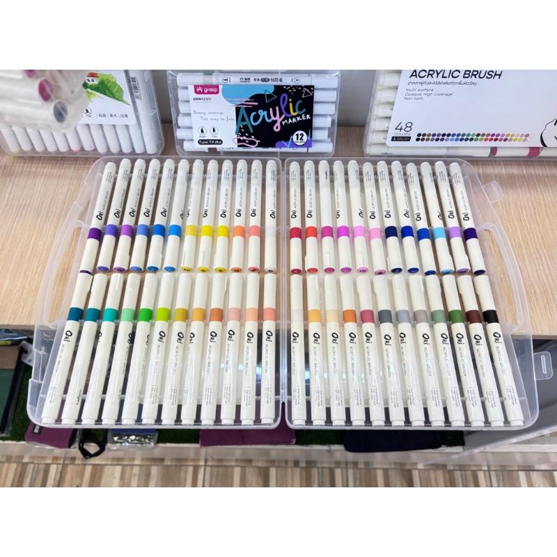 Product Introduction of ปากกาพู่กันสีอะคริลิค ORI (โอริ) Acrylic Brush ของแท้100% คําแนะนําผลิตภัณฑ์ใหม่ของเดือนนี้ 0