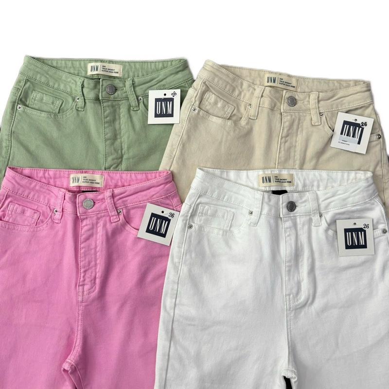 Quần Jean Loe Dáng Dài Xuất Chuẩn Vnxk Chất Jean Co Giản Màu Pastel Nữ 9