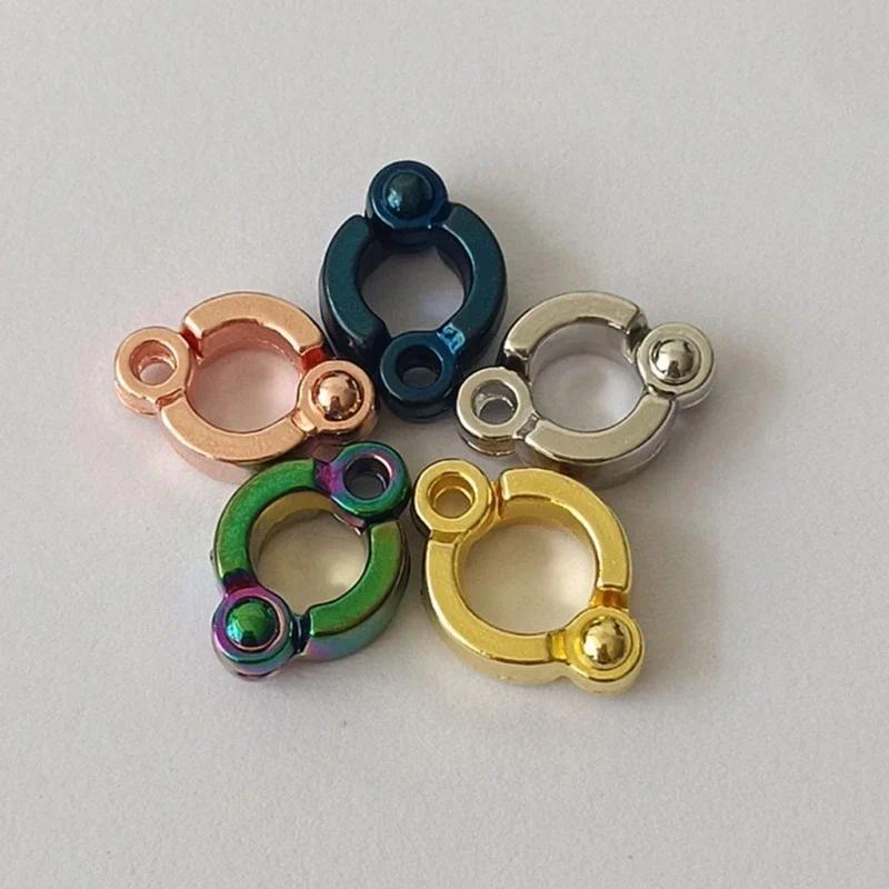 Product Introduction of Parrot Foot Rings Metal Pet Bird Leg Rings Outdoor Fly Training Activity Anti-Lost Opening Clip Leash Accessories 4-15mm 10