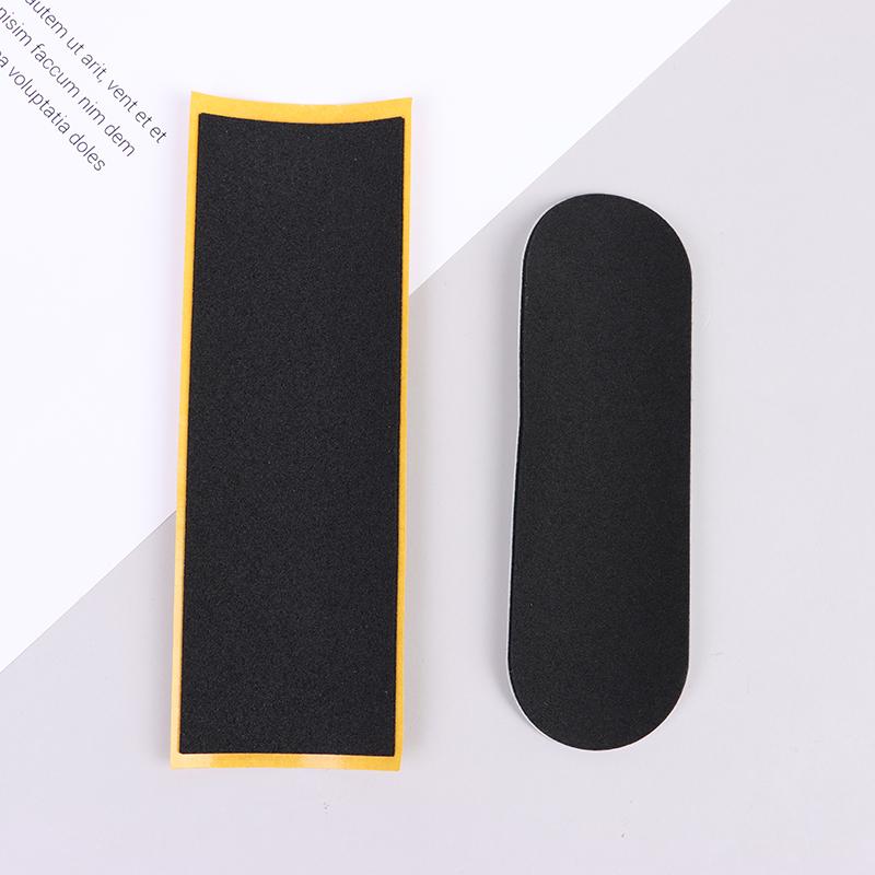 Product Introduction of [qm]5Pcst Black Fingerboard Deck Uncut Tape Stickers Black Foam Grip Tape Stickers 2 Size 22