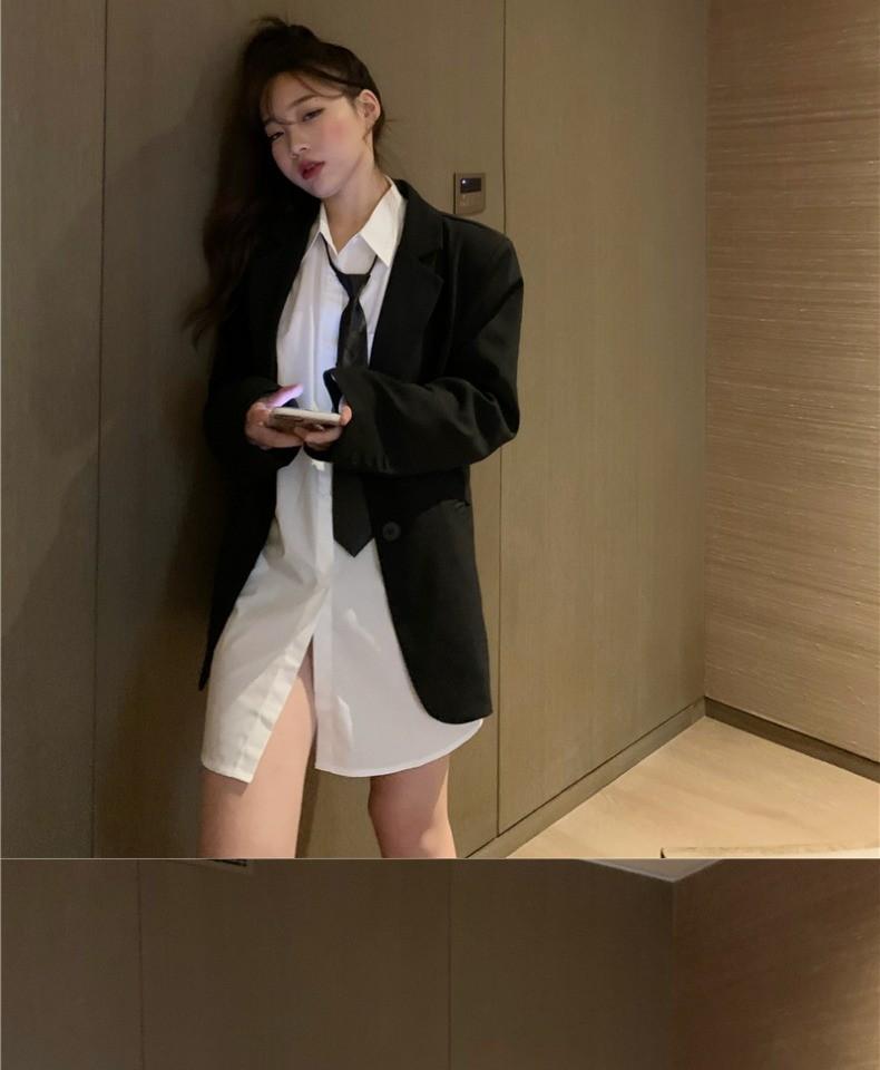 Product Introduction of T-shirt JK Uniform Shirt Skirt Dress Pleated Skirt Women's Autumn and Winter Spring and Summer Two-Piece Set Short Skirt Shirt 10
