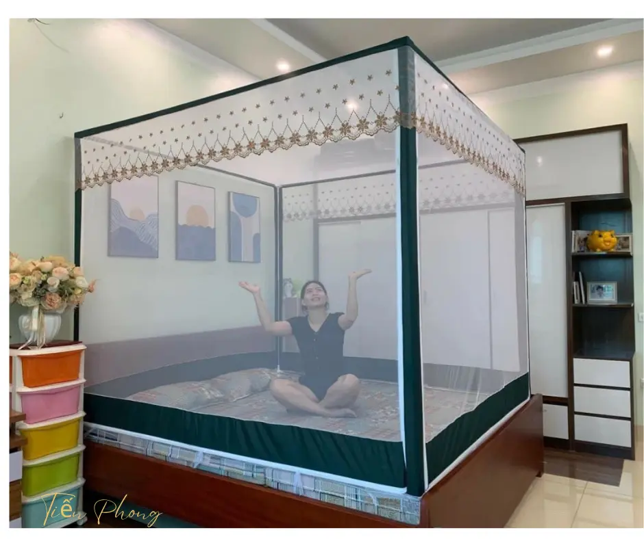 Màn Khung không khoan tường - Màn chống muỗi mẫu mới [ Hàng VNXK - Free Ship)