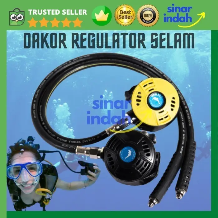 Regulator Alat Selam Dakor Octopus Dacor Kompresor Nelayan Diving ORI 0
