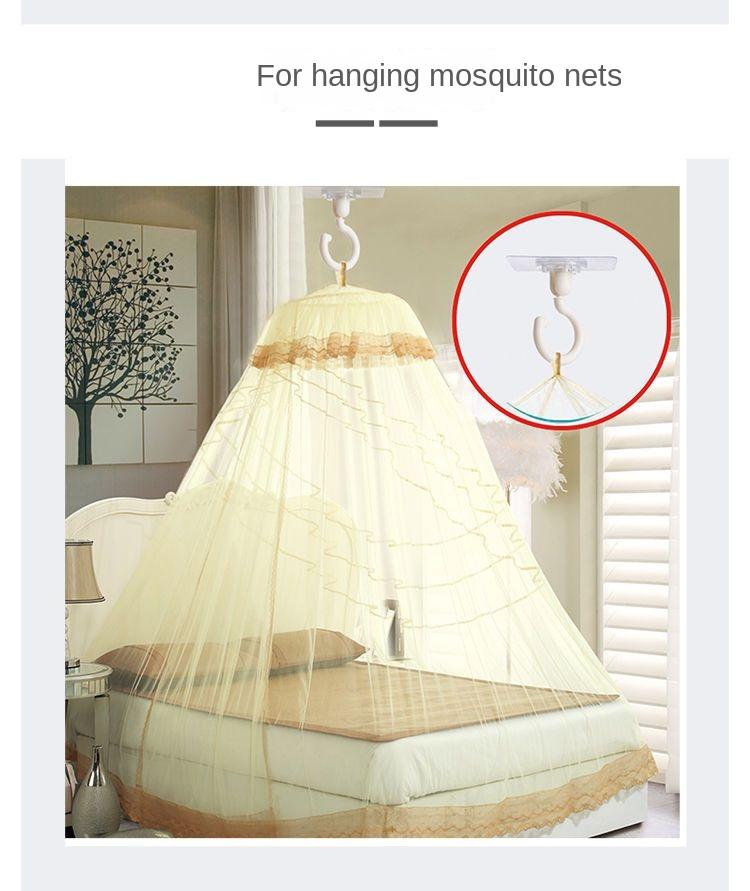 Product Introduction of Heavy Duty Adhesive Hook 360 ° Rotating Ceiling Hook Wall Hanging Hook By Back Coat Hook [Wholesale] Kitchen Organiser 8