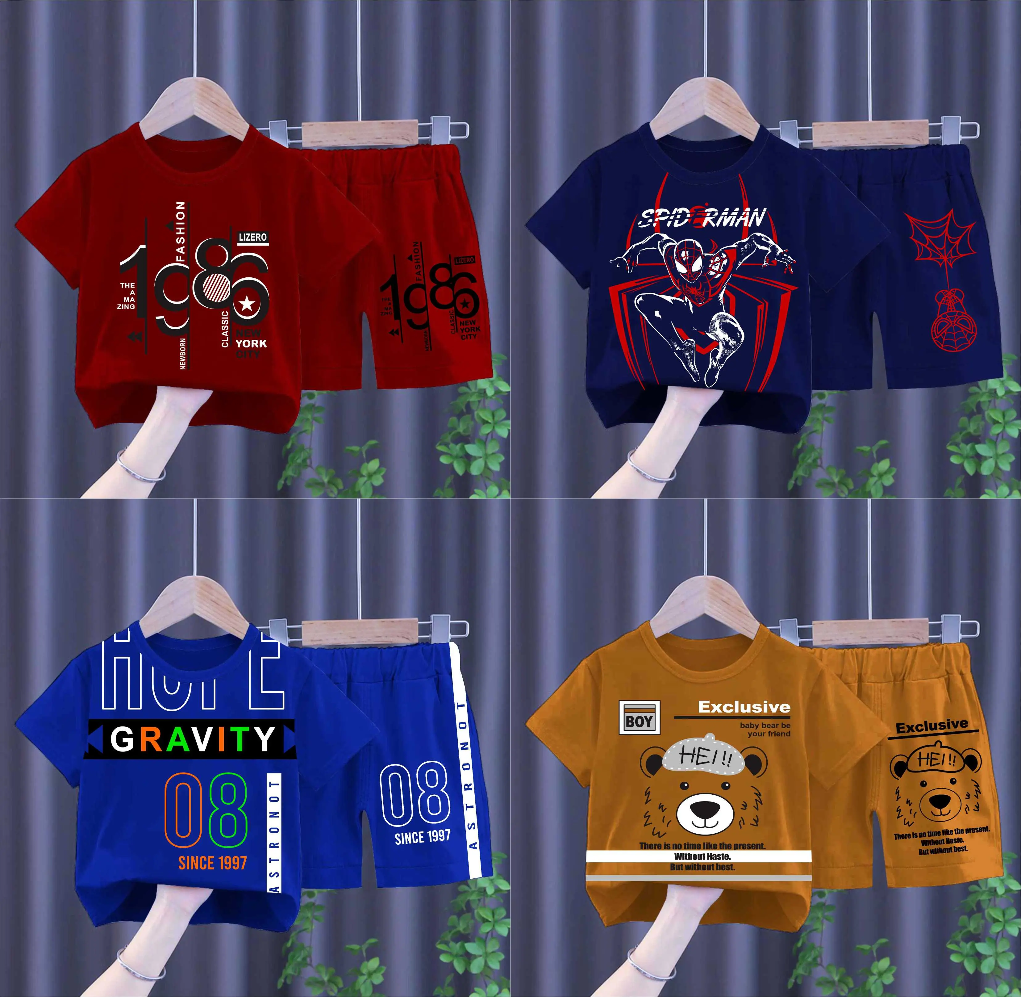 HENZERO / SETELAN ANAK COWOK USIA 0-4 TAHUN / SETELAN BAJU ANAK LAKI-LAKI / COD /