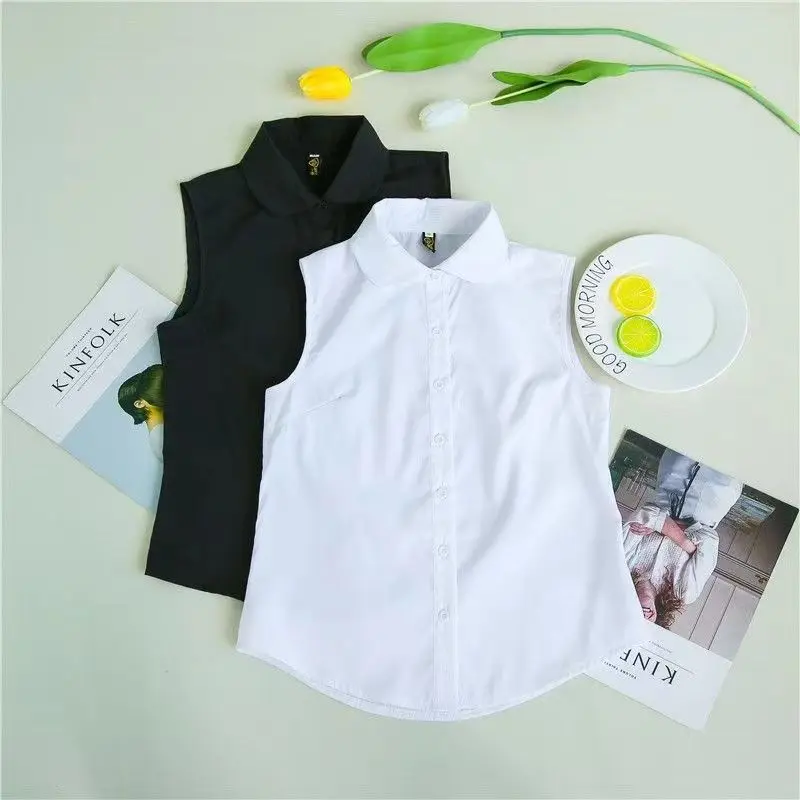 Áo Cánh Cổ Yếm Không Tay Mùa Hè, Dành Cho Nữ, Ngoại Cỡ, Thời Trang