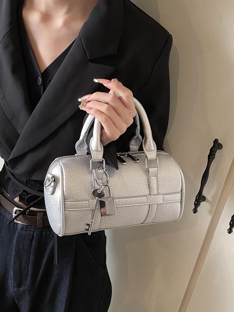 Product Introduction of Women's Elegant Handbag, Fashionable Solid Color Crossbody Bag for Daily Used, Casual Trendy Versatile High-quality Daily Commuting Bag 7