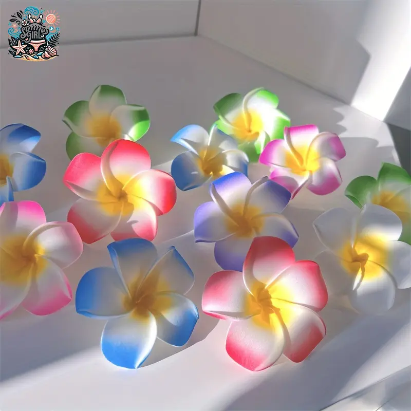 ส่งไวจากไทย~กิ๊บ ดอก ลีลาวดี กิ๊บดอกไม้ปลอม 6cm ทำจากเนื้อโฟมหนา ทนทาน คุณภาพดีS090
