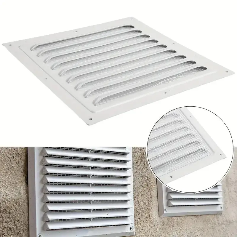 Aluminum Alloy Vent Cover, Metal-Louvered Wall Air Vent Grille for Exhaust and Ventilation, Vent Cover for Home, Office, Hotel, Restaurant 3