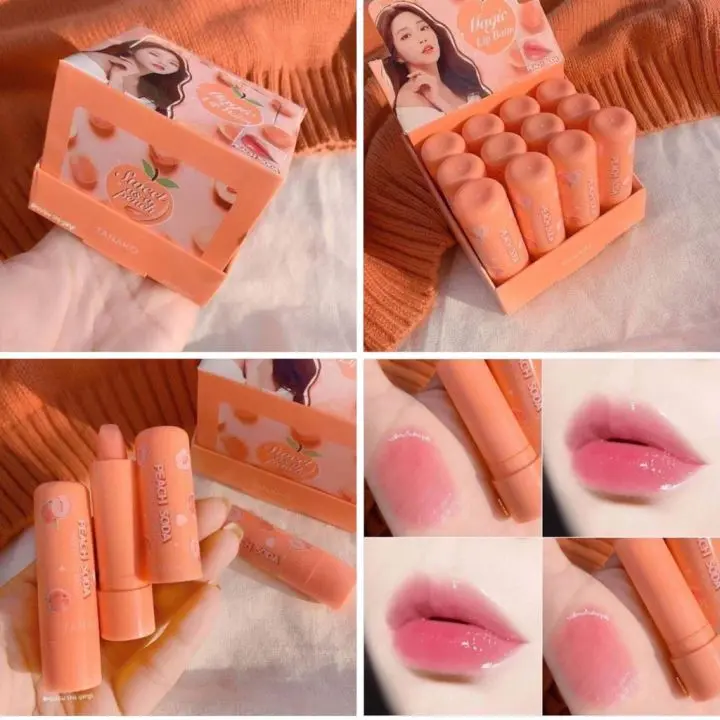 Tanako PEACH SODA MAGIC LIP BALM Lipbalm Bibir Kering 0