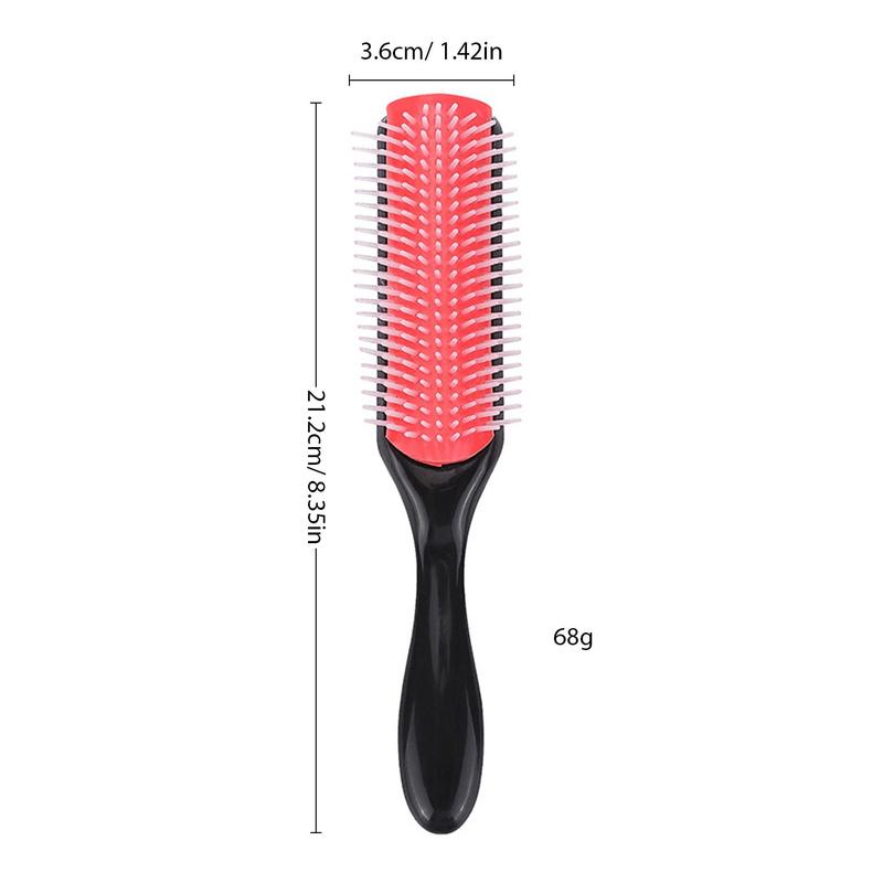 Detachable Design Hair Brush, Nine Row Comb Teeth Hair Comb, Massage Comb, Heatless Special Hair Styling & Haircare Comb for Women & Men Hair Care 8