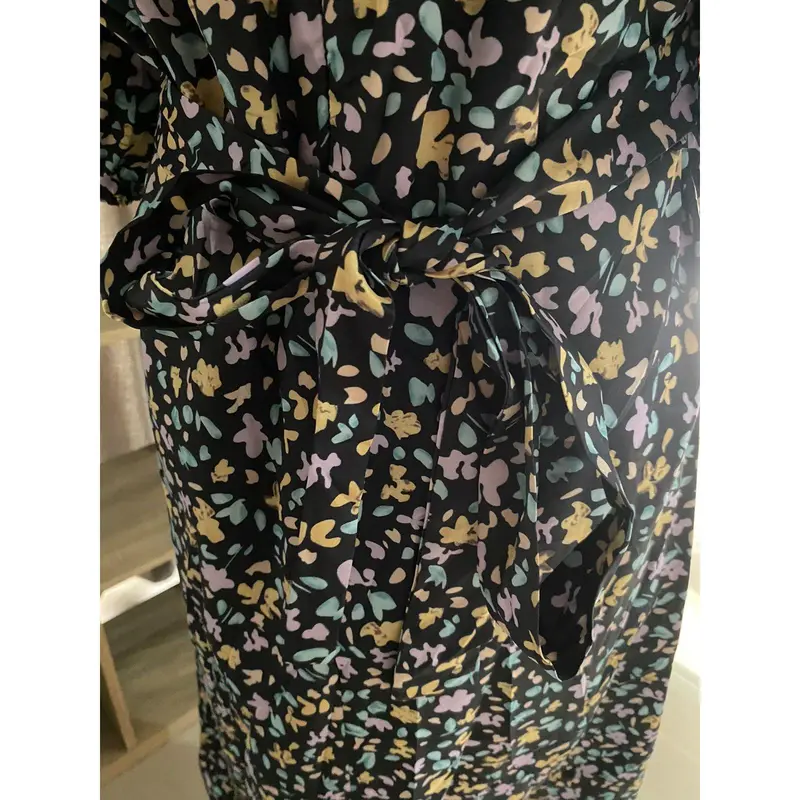 SOHYUN CHIC CASUAL FLOWER KOREAN STYLE MAXI DRESS nagita slavina fairy vintage outfit dresswell long dress 5